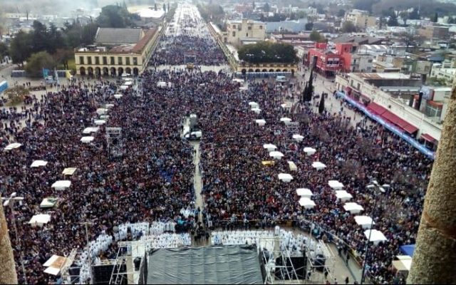 Аржентина - Митинг против легализирането на абортите